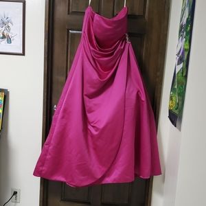 Pink ball gown